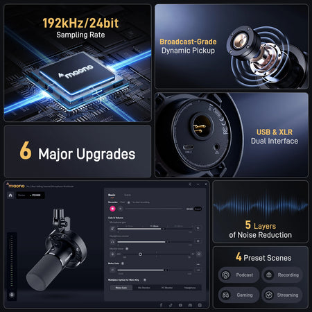 Maono PD300X Dynamic Microphone &ndash; Noise Reduction Studio