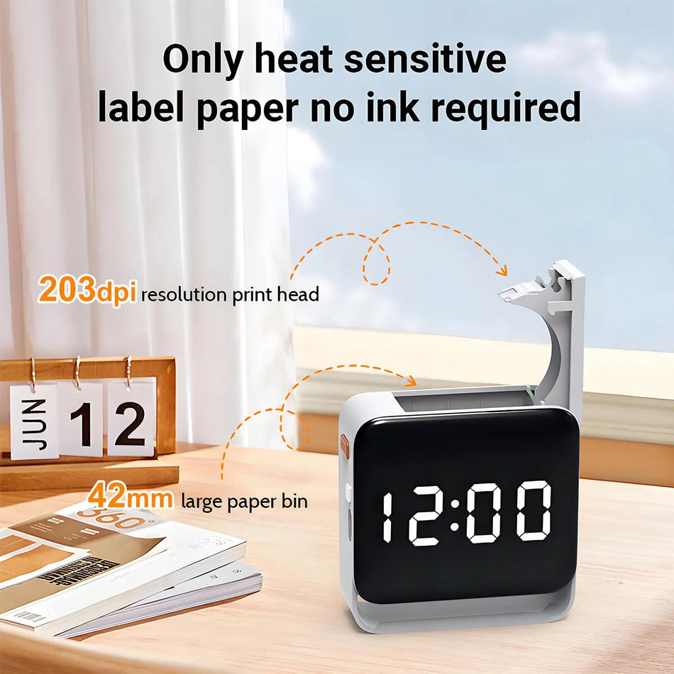 Label Maker With Paper Roll For Storage &ndash; UltraSlim