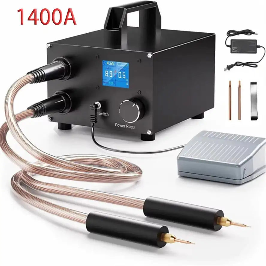 Dual Pulse 18650 Battery Spot Welder Double Capacitors