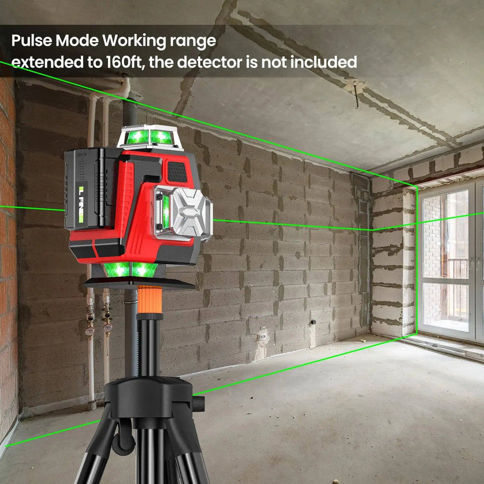 16 Lines Laser Level 1.2m Tripod Green Beam 360 Self Level