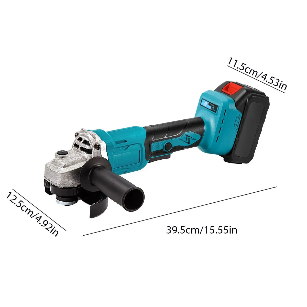 1000W Brushless 125mm Angle Grinder 3 Speeds For Makita 18V