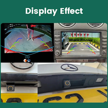 Rear View Camera With 1080P HD And Guide Lines For Mercedes-Benz C-Class W204 by InterCyprus Trading Ltd
