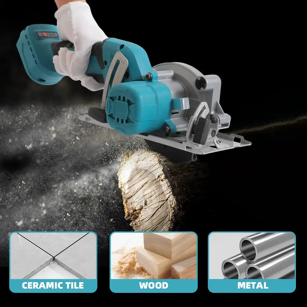 Brushless 125mm Cordless Circular Saw For Makita 18V