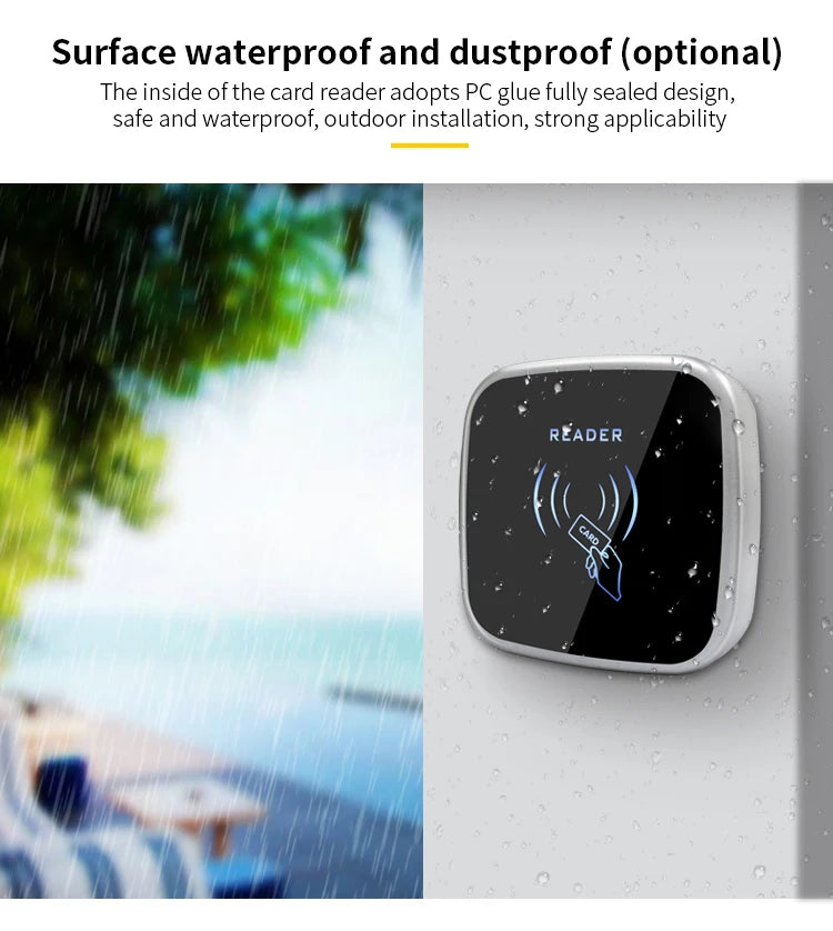 Waterproof Dual Frequency Card Reader Wiegand 26 34 - IP65