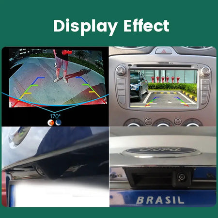 1080P Rear View Camera With Dynamic Lines For Ford MK2 MK4 MK7 C-Max by InterCyprus Trading Ltd
