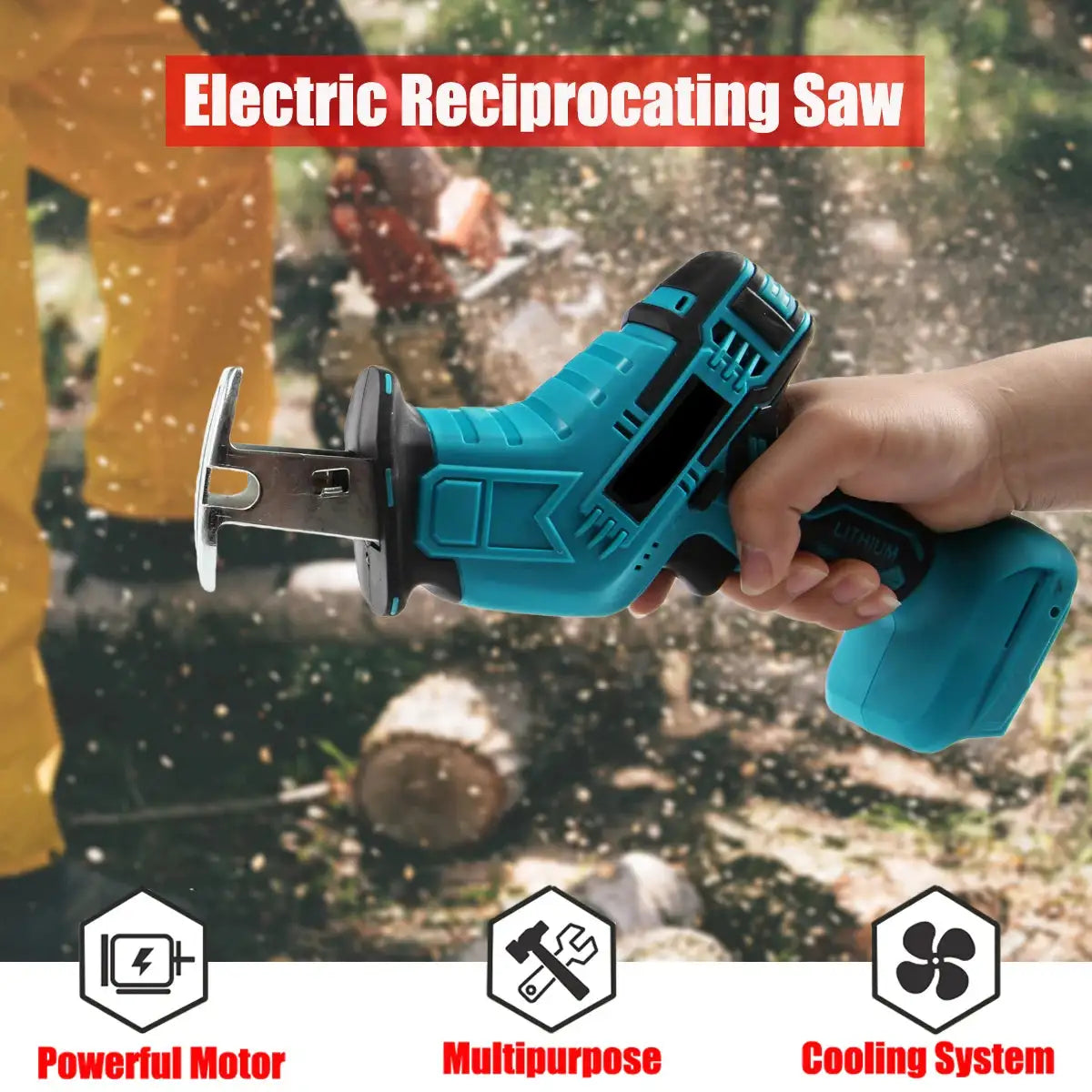100mm Cordless Reciprocating Saw 3000rpm Makita 18V