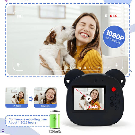 Portable Mini Pocket Thermal Printer Kit &ndash; Bluetooth Print