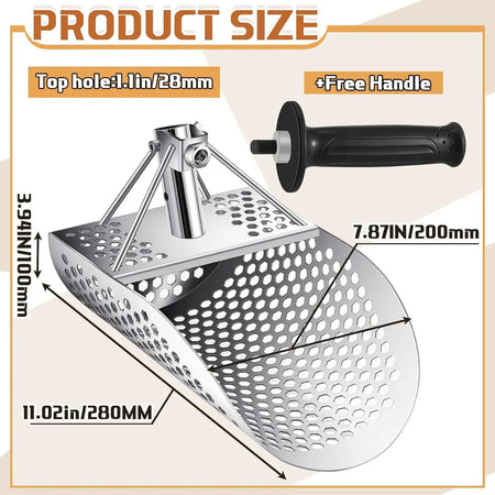 Beach Sand Scoop Shovel &ndash; Stainless Steel Construction