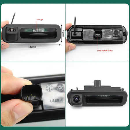 1080P AHD Trunk Handle Rear View Camera 170 Degree Wide Angle For Ford Focus MK3 C-Max by InterCyprus Trading Ltd