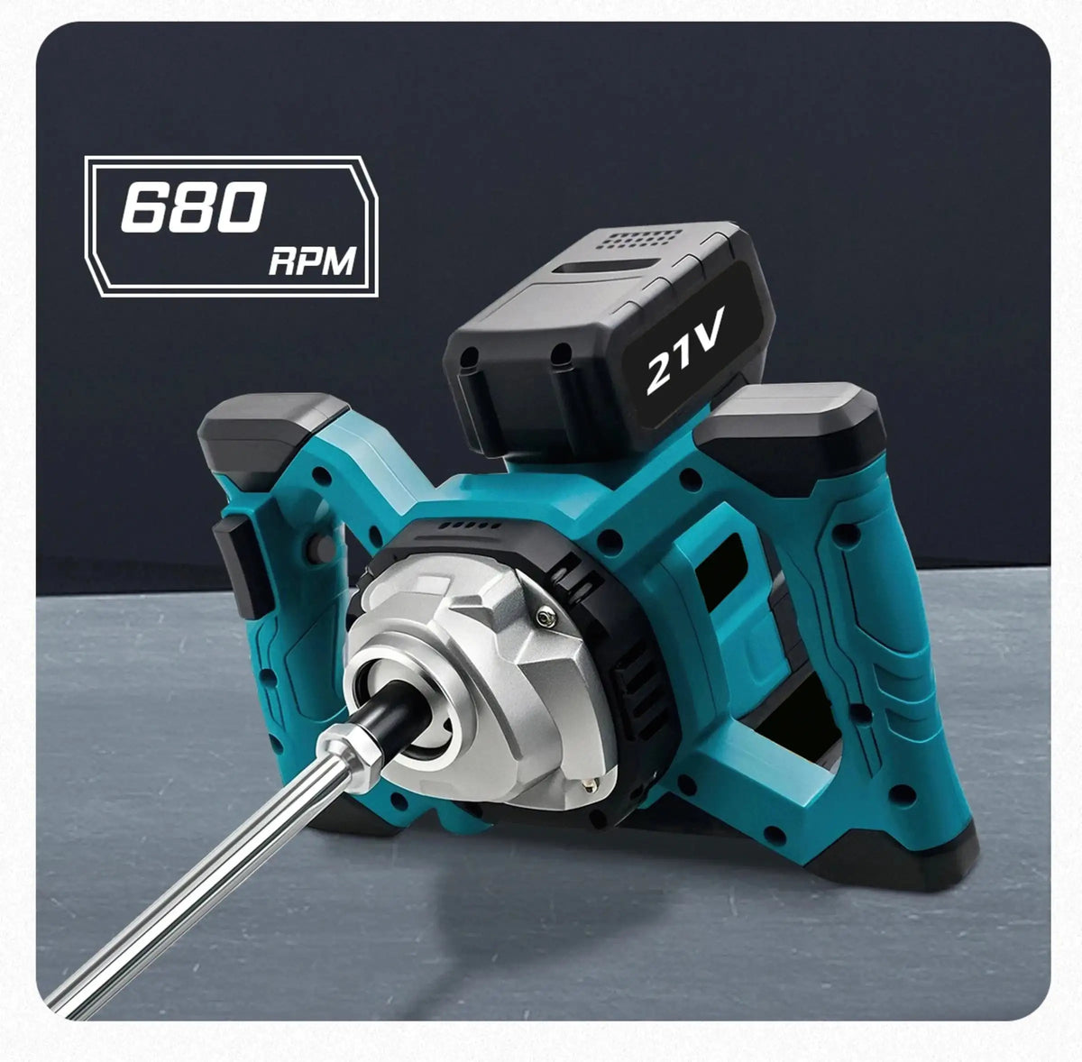 Brushless Cordless Concrete Mixer 6 Speed For Makita 18V