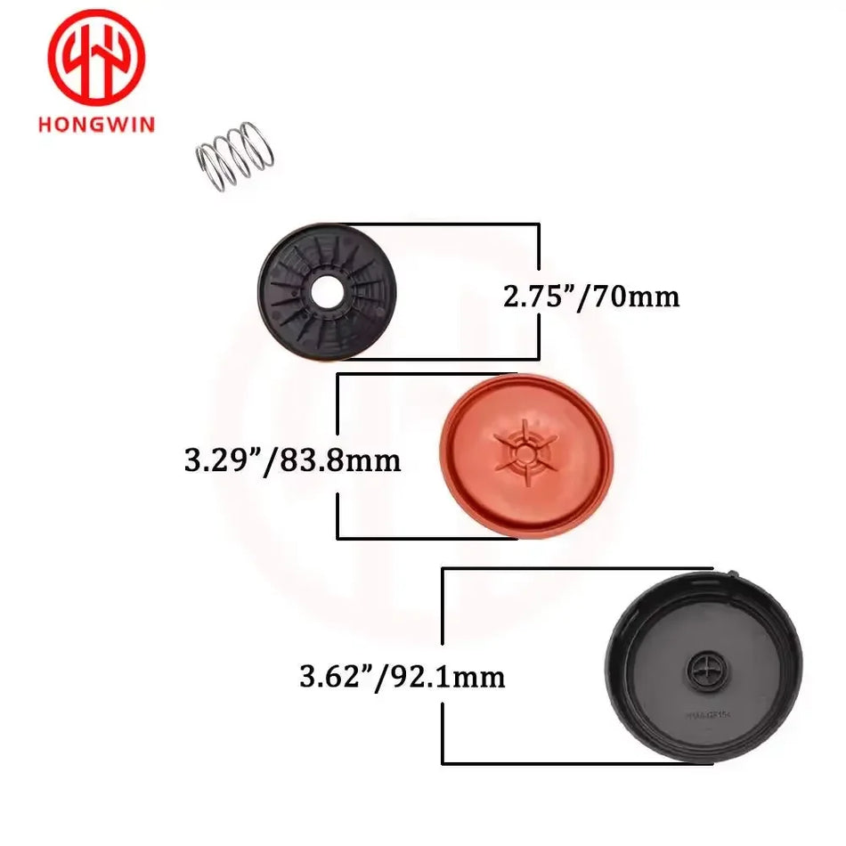 PCV-Ventildeckel mit Membran für Porsche Cayenne Turbo 2003-2006