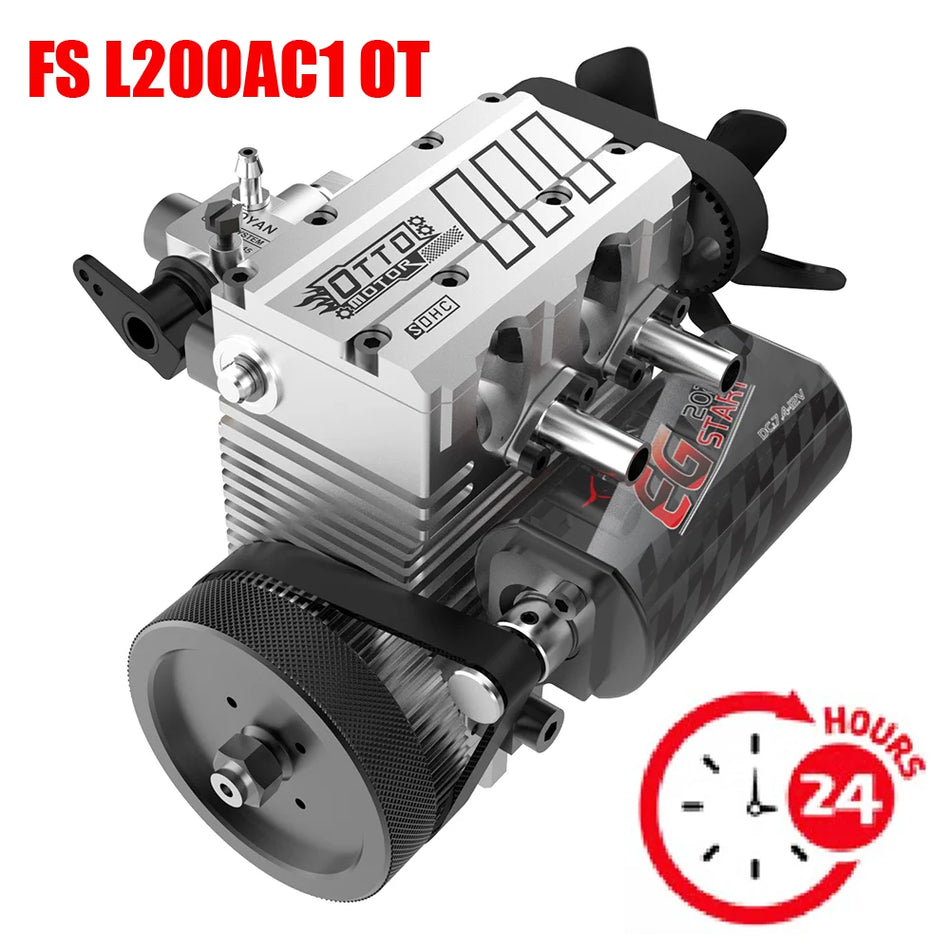 FS L200AC Toyan Twin Cylinder Nitro Engine DIY Kit