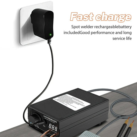 8000W Spot Welder Handheld Portable 1200A For 18650 Battery