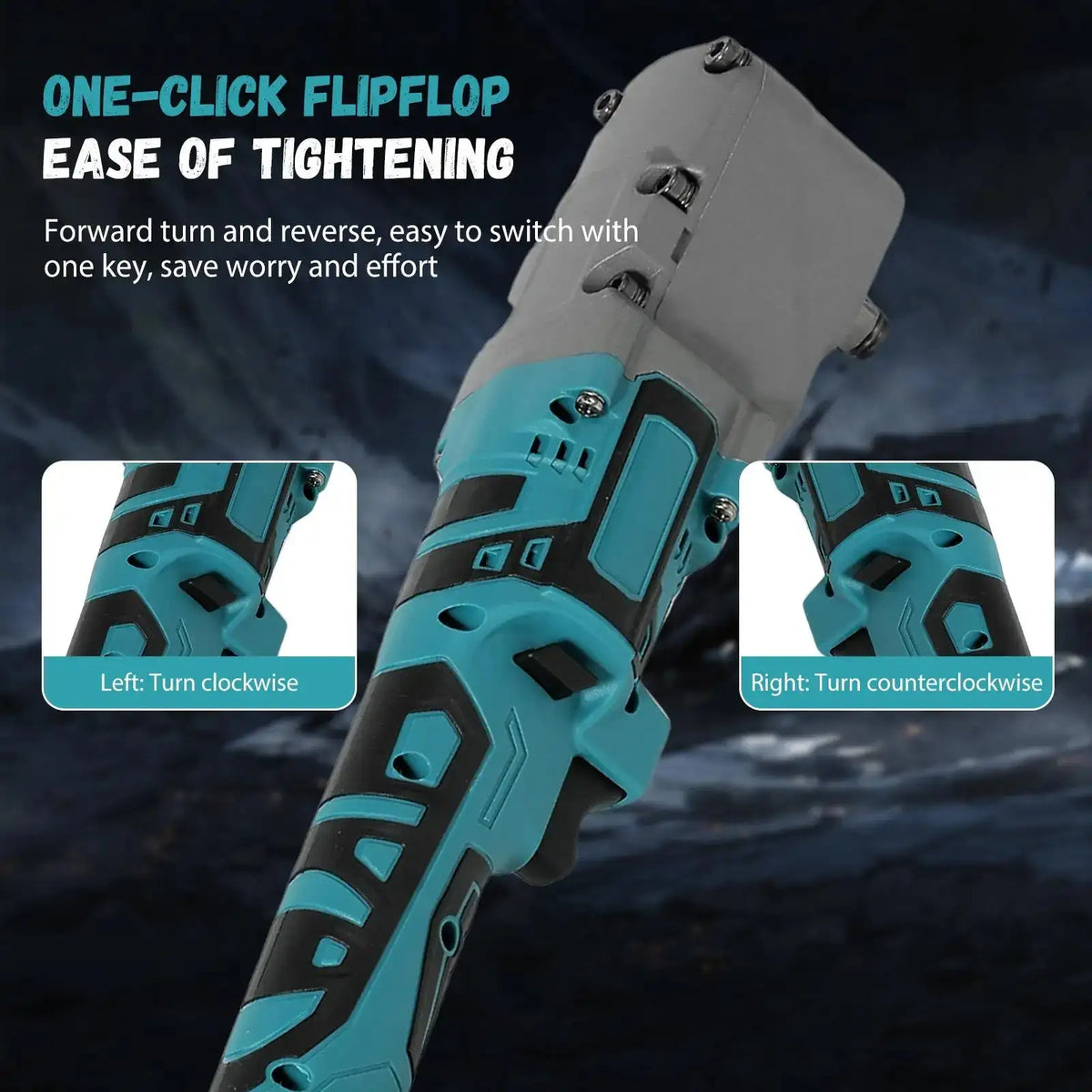 Brushless Ratchet Wrench 1100Nm Makita 18V Half Inch