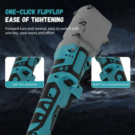 Brushless Ratchet Wrench 1100Nm Makita 18V Half Inch