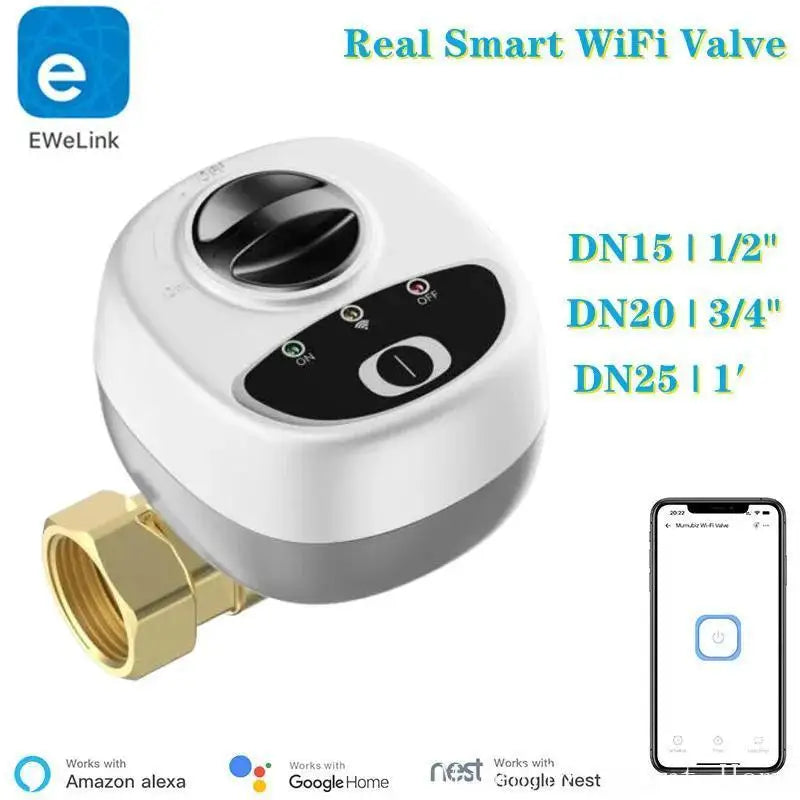 EWelink APP WiFi Smart Ventil DN15 20 25 – Alexa-kompatibel
