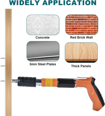 Mini Manual Steel Nail Gun - Three-Grade Strength Adjustment