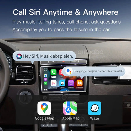 Wireless carplay Android Auto conversion box for Volkswagen Touareg RNS850 Mirror Link, AirPlay Box Recoder Accessoires 8 inches by InterCyprus Trading Ltd