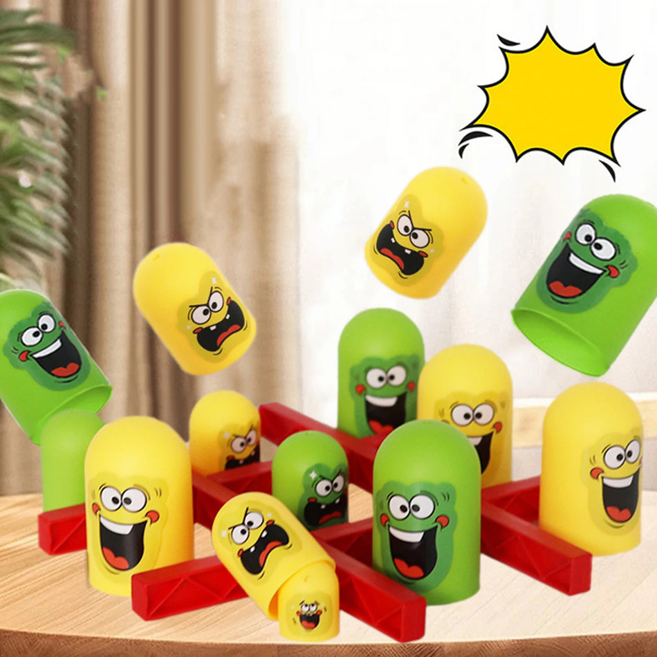 Jogo de Tabuleiro Jogo da Velha Cruz e Zero Brinquedo de Madeira para a Família