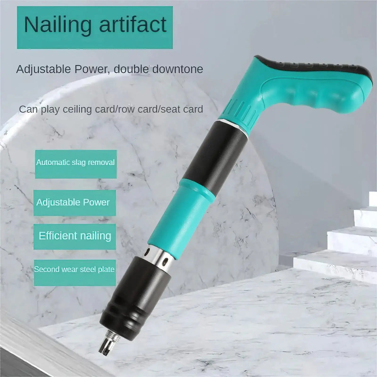 Mini Manual Steel Nail Gun Rivet Gun &ndash; Three Stage Force