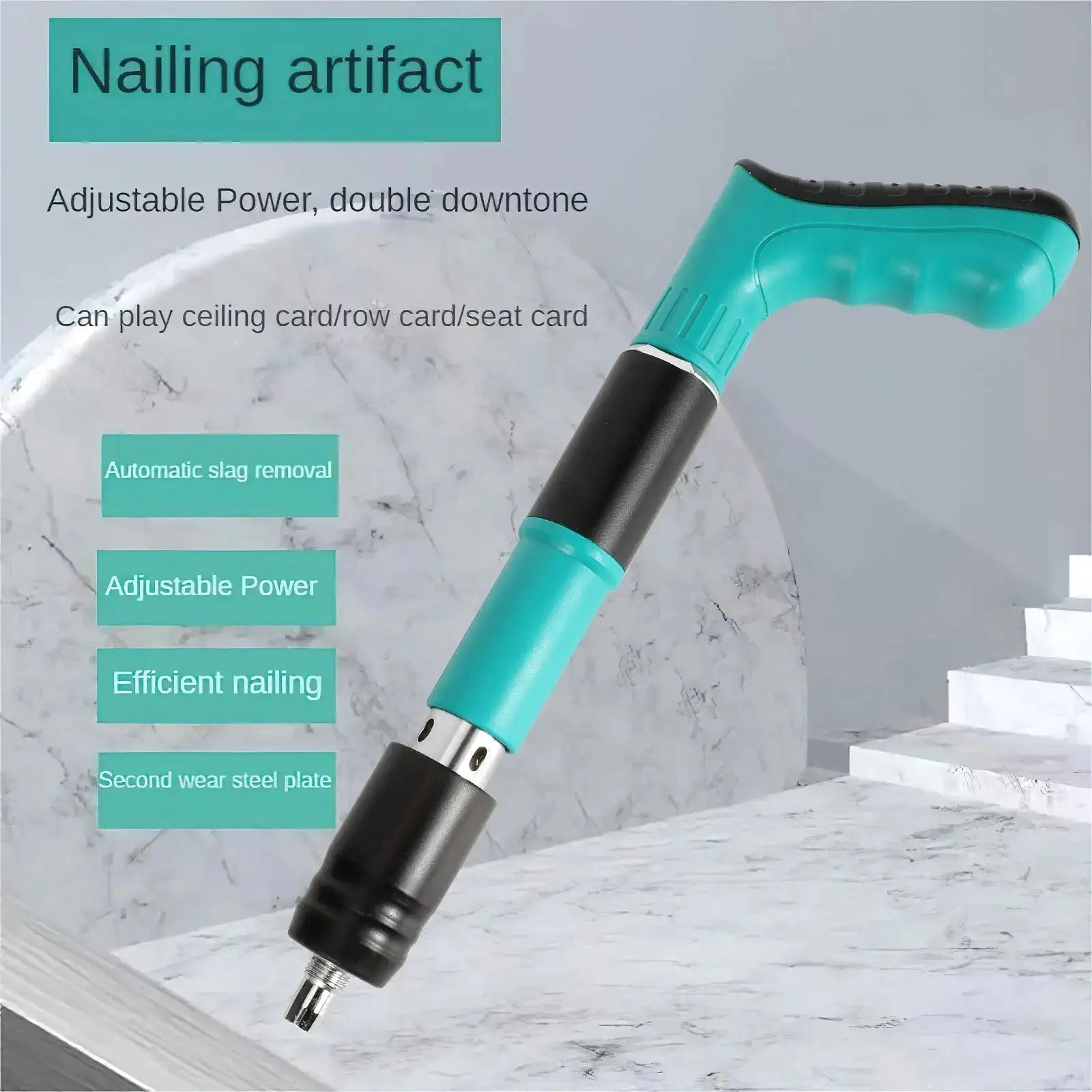 Mini Manual Steel Nail Gun Rivet Gun &ndash; Three Stage Force