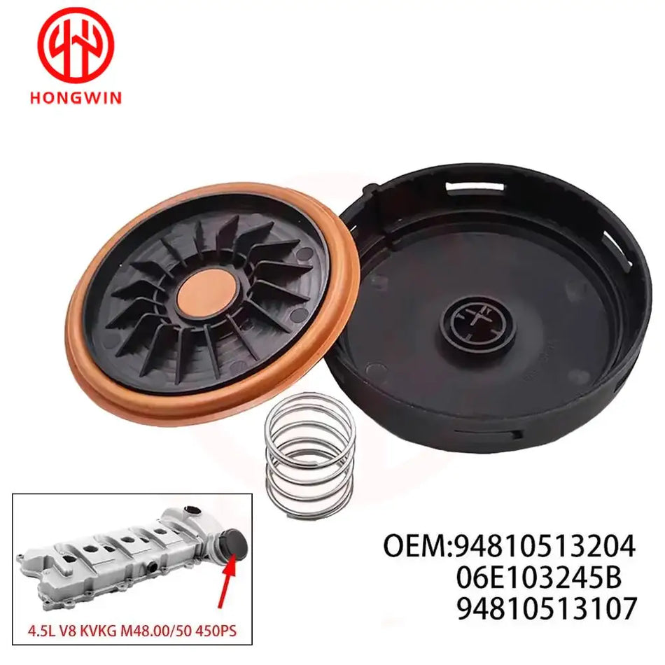 PCV-Ventildeckel mit Membran für Porsche Cayenne Turbo 2003-2006