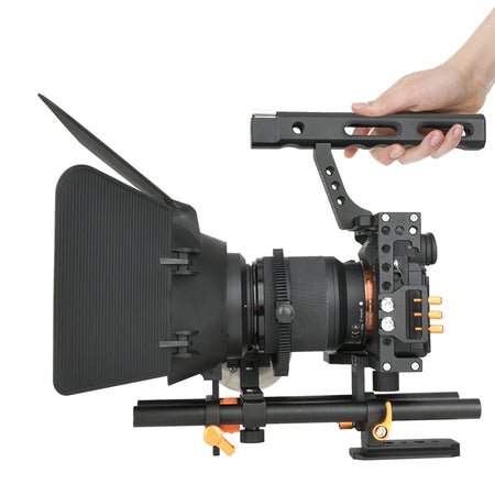 YELANGU Camera Cage Rig Kit &ndash; Versatile Dual Cold Shoe Mounts