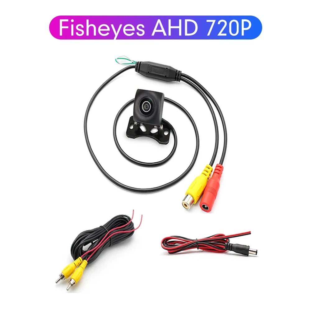 Universal Car Rear View Camera Fisheyes AHD 720P