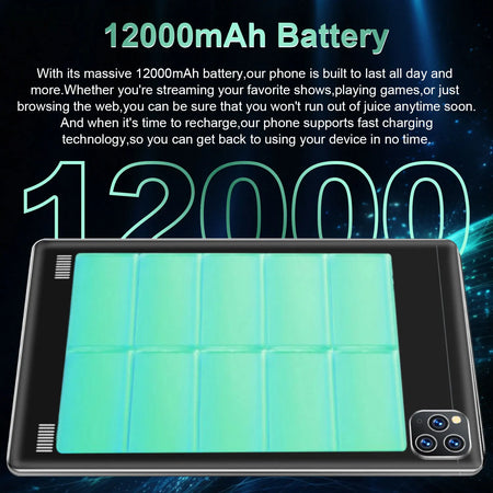2025 5G Tablet Android 13 10.36 16GB 1TB &ndash; All Day Battery