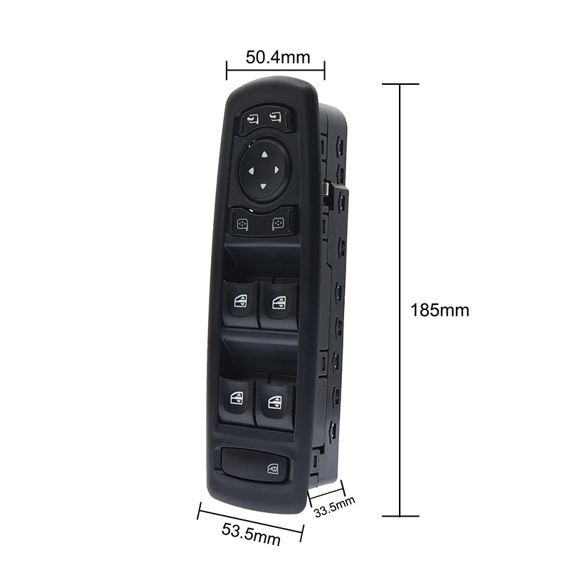Renault Fluence Megane 3 Laguna Window Switch 2008-2016 ABS Plastic