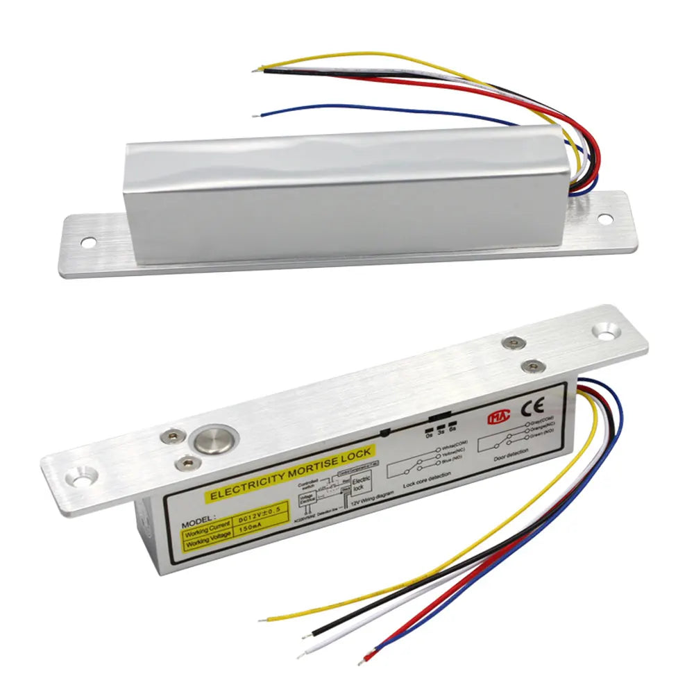 DC12V NC NO Drop Bolt Lock - Magnetic Solenoid Mortise Latch