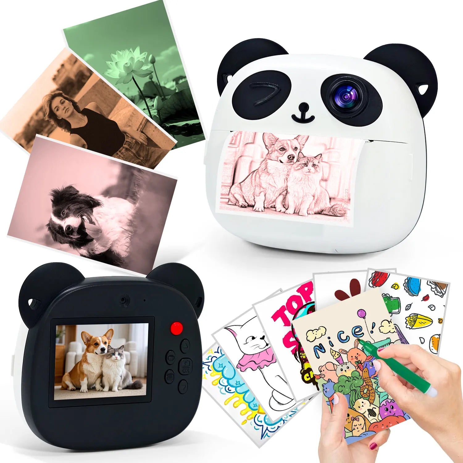 Portable Mini Pocket Thermal Printer Kit &ndash; Bluetooth Print