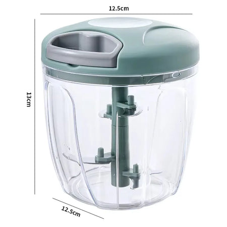 Manual Garlic Masher Hand Pull Kitchen Gadget - MODX L green