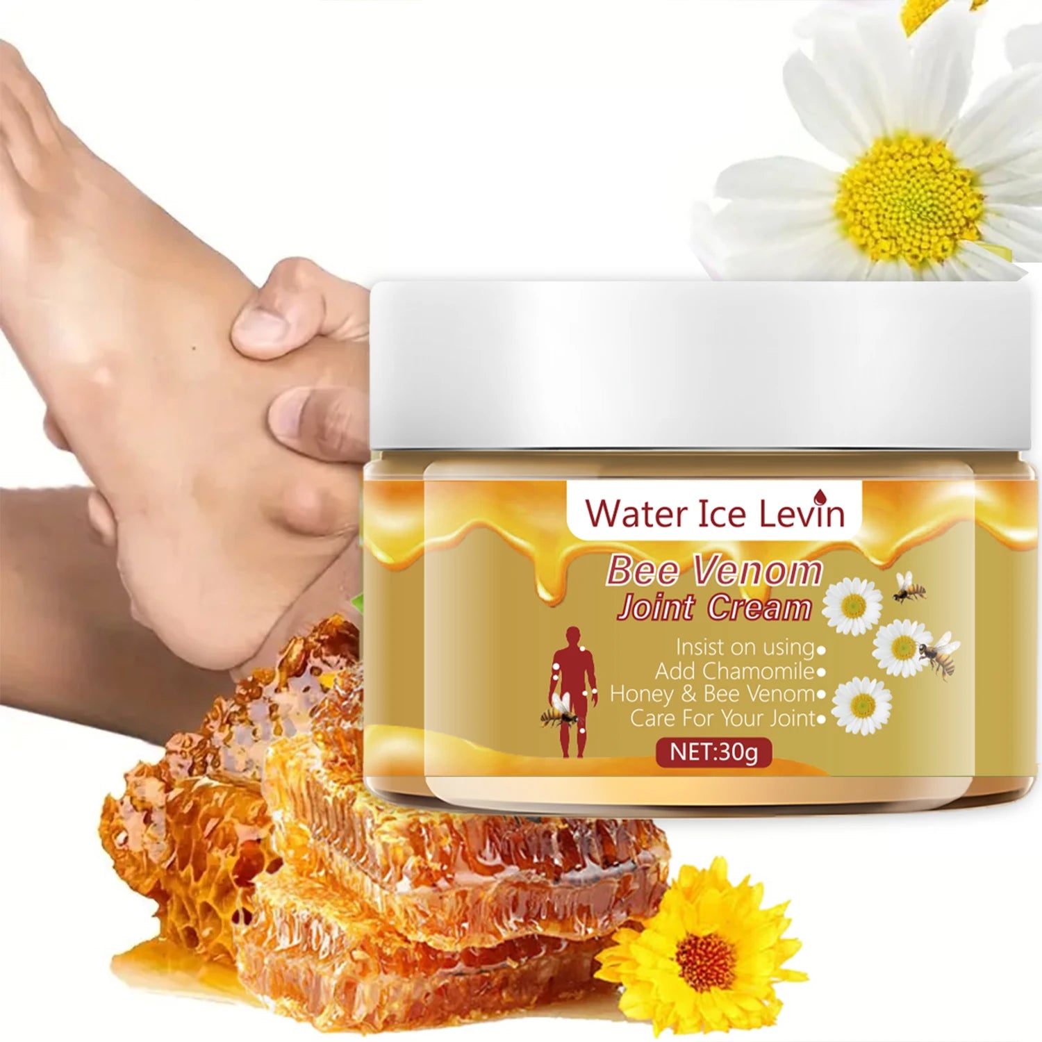 Natural Bee Venom Cream &ndash; Soothing Moisturizing Formula