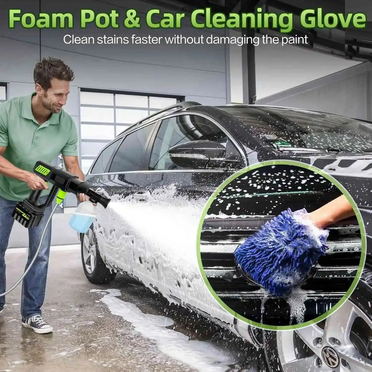 Cordless 1000W 6 In 1 High Pressure Washer For Makita 18V