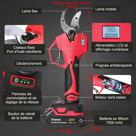 5cm Brushless Electric Pruning Shears &ndash; Makita Compatible
