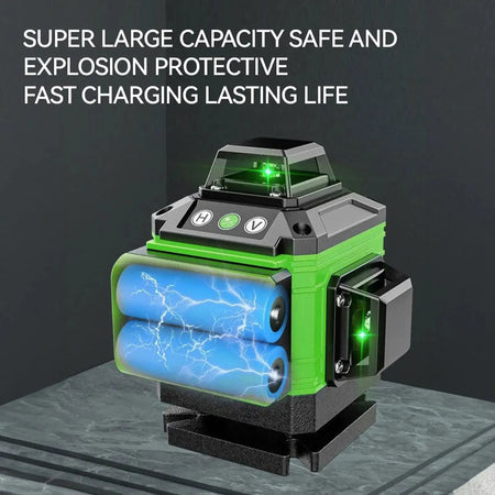 Self Leveling Laser Level 8 12 16 Line Modes Tripod