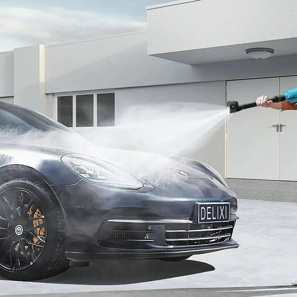Cordless 200 Bar High Pressure Washer Car Wash Gun 3500W