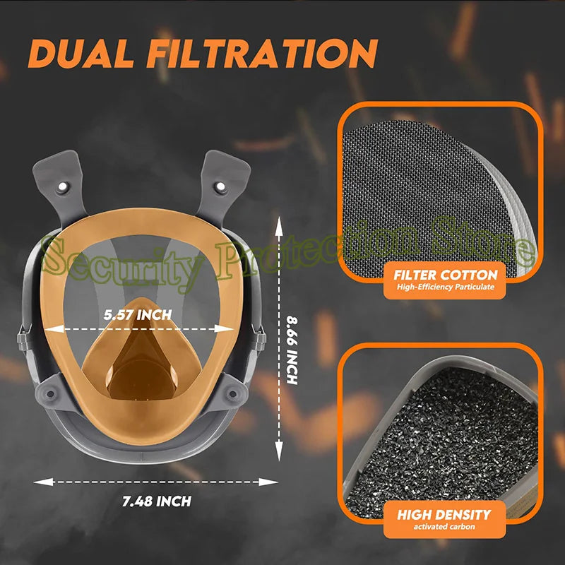 6800 Full Face Respirator Gas Mask &ndash; Exceptional Protection with Comfortable Fit