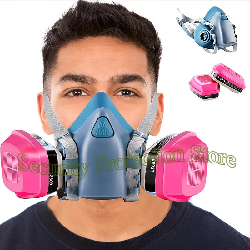 6800 Full Face Respirator Gas Mask &ndash; Exceptional Protection with Comfortable Fit 7502-60921-3in1