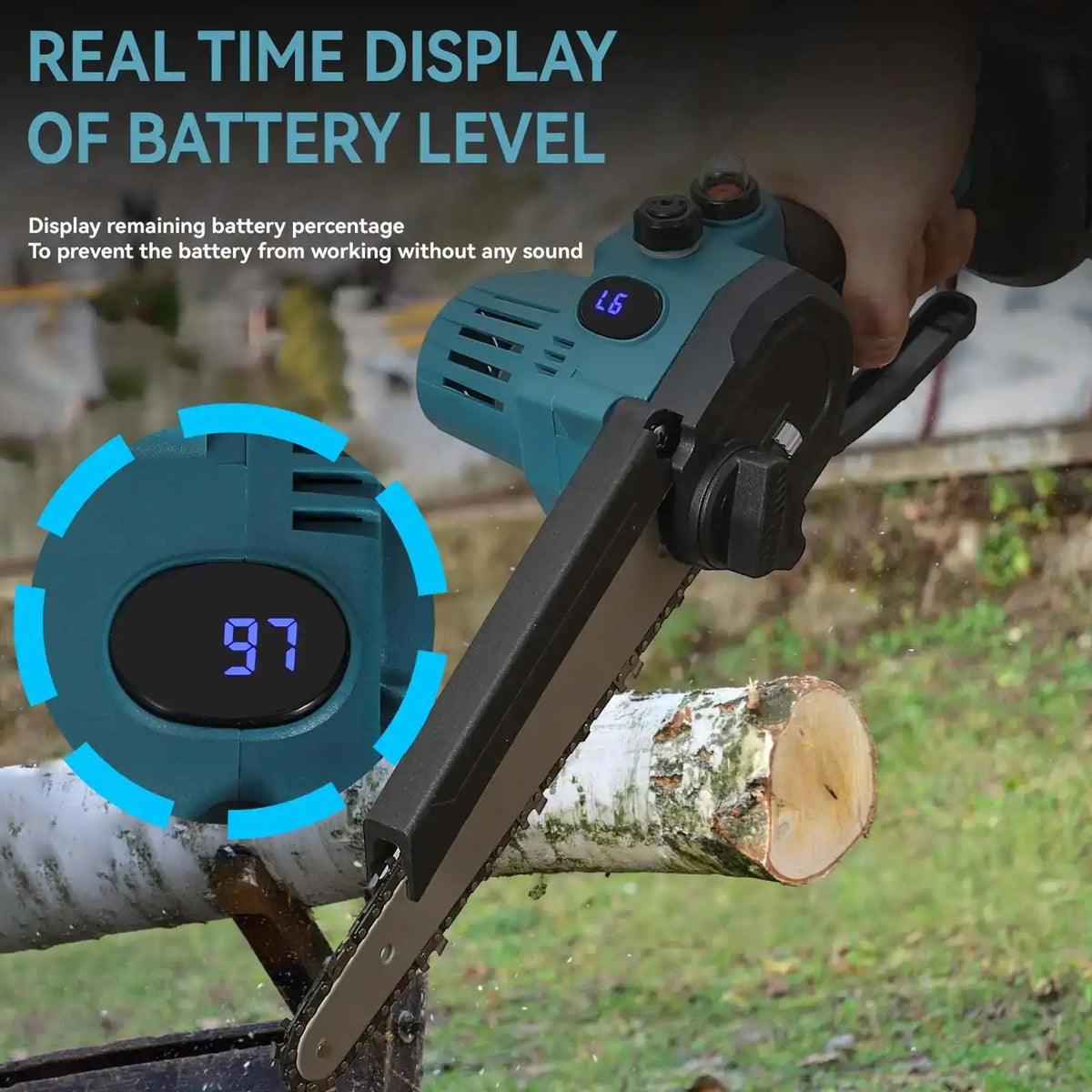 8 Inch Brushless Cordless Chainsaw Pruning Saw Makita 18V