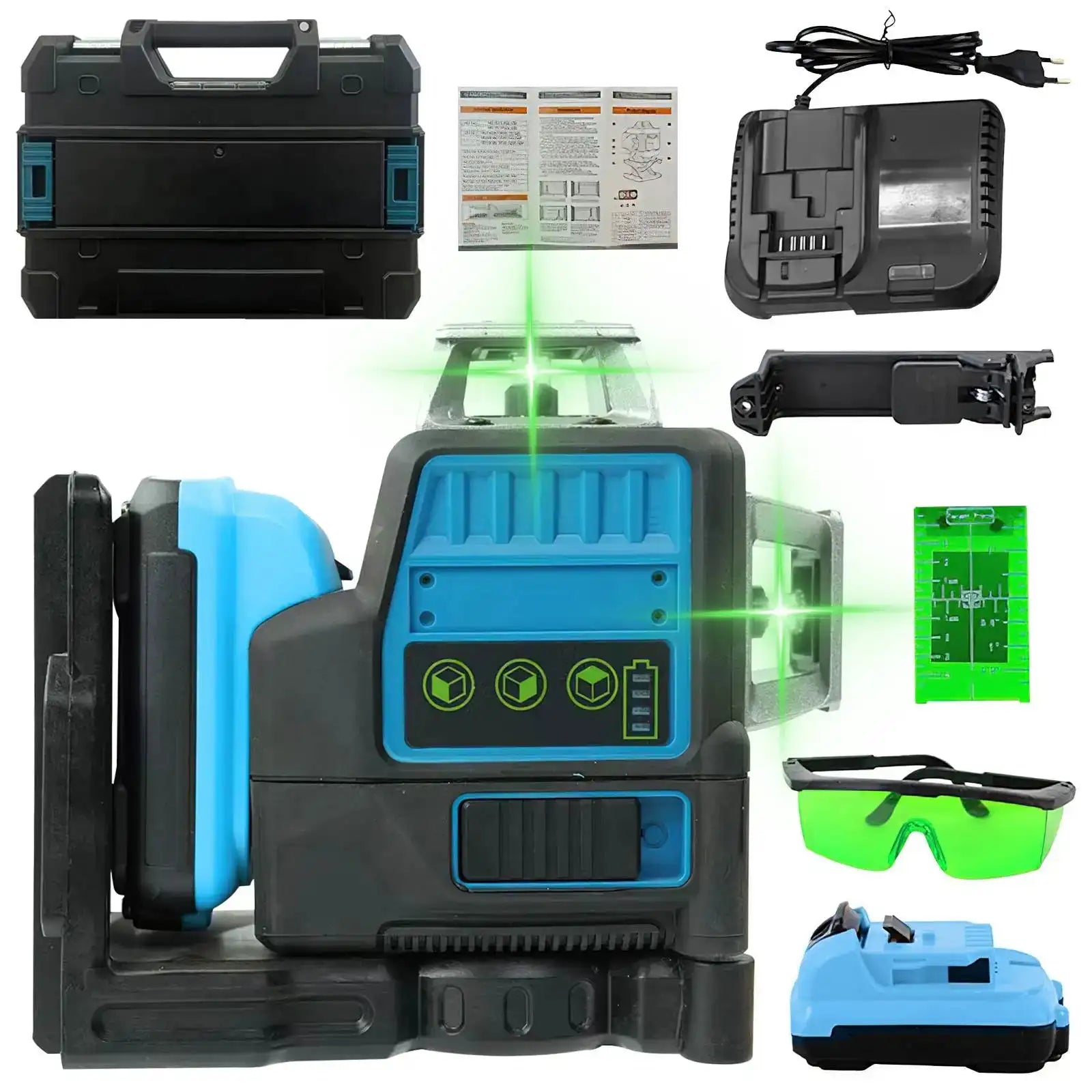12Line 3D Green Laser Level Self Leveling 360 Degree Upgrade / spain