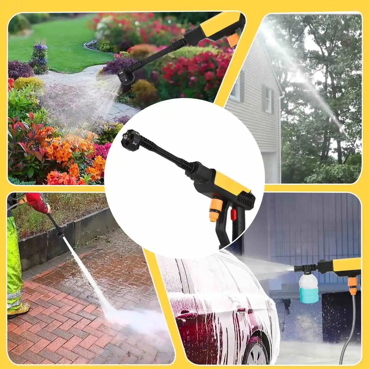 Cordless High Pressure Washer 70 Bar 500W 21V Included