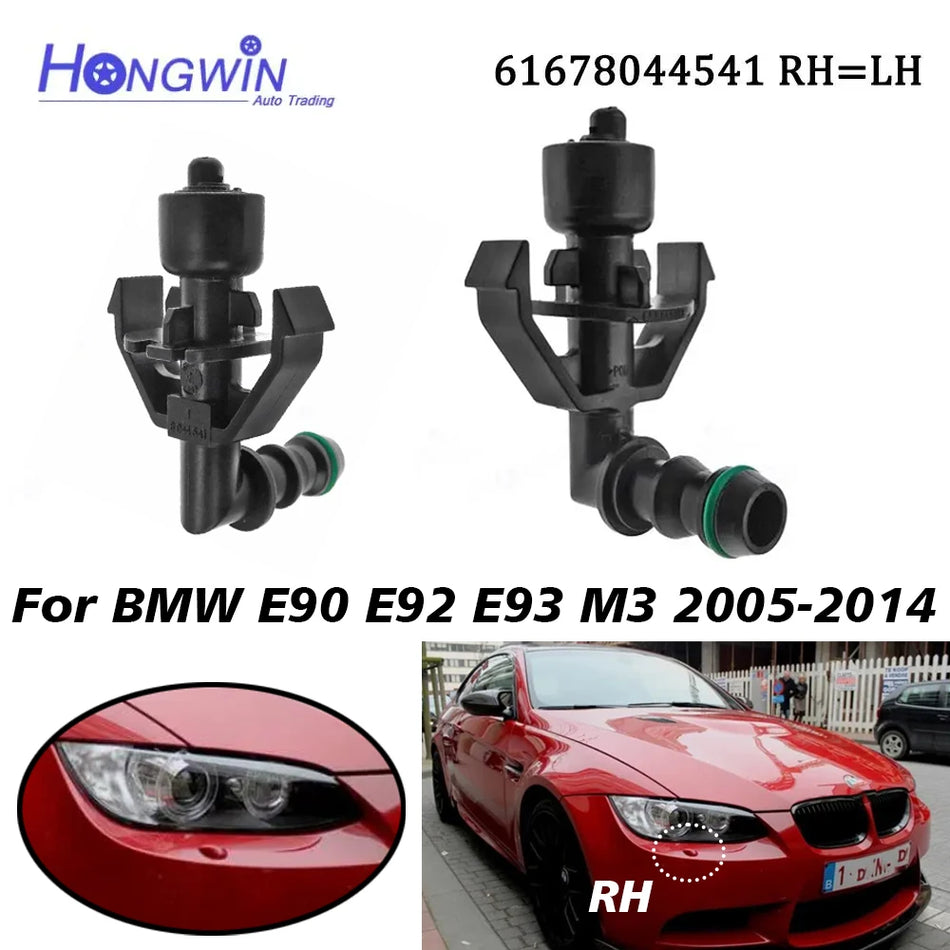 Vordere Scheinwerferwaschdüsen mit PC/PBT für BMW E90 E92 E93 M3