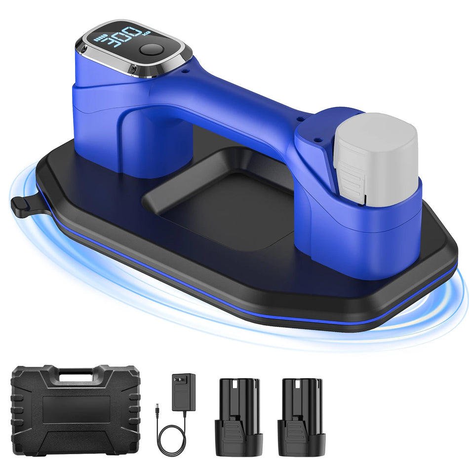 Intelligent Display Industriel Kvalitet Elektrisk Vakuum Sugekop 300KG Belastning Heavy Duty Granit Flise Glas Lifter Powerfu