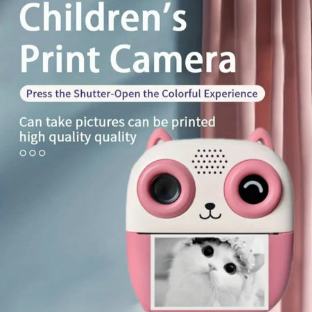 Instant Print Camera With Video Recording - 2.8in Screen