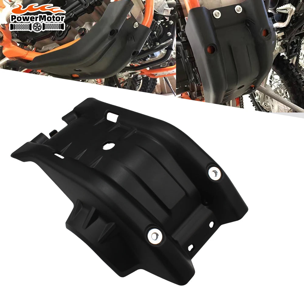 PowerMotor KTM &amp; Husqvarna Engine Guard Skid Plate 2017-2019