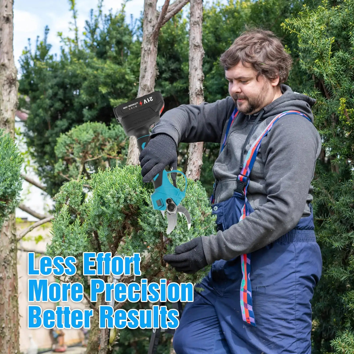 Brushless 40mm Electric Pruner 800W Rechargeable Makita 18V