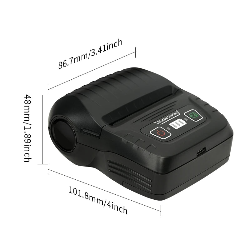 HZTZ Mini Label Printer Handheld Thermal &ndash; Bluetooth Enabled