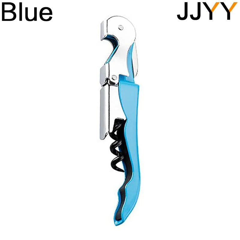 Creative Stainless Steel Wine and Beer Bottle Opener with ABS Handle Blue